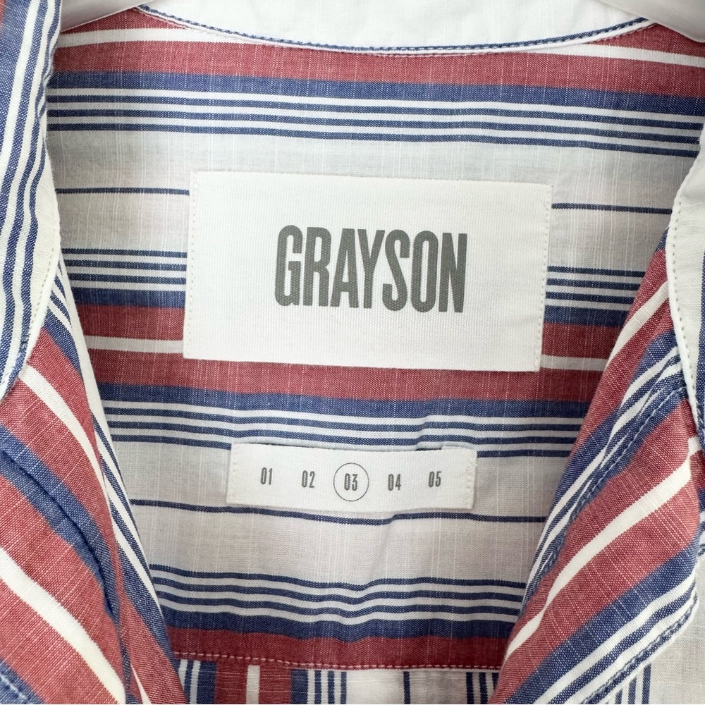 Grayson By Frank & Eileen The Hero Stripe Button … - image 3